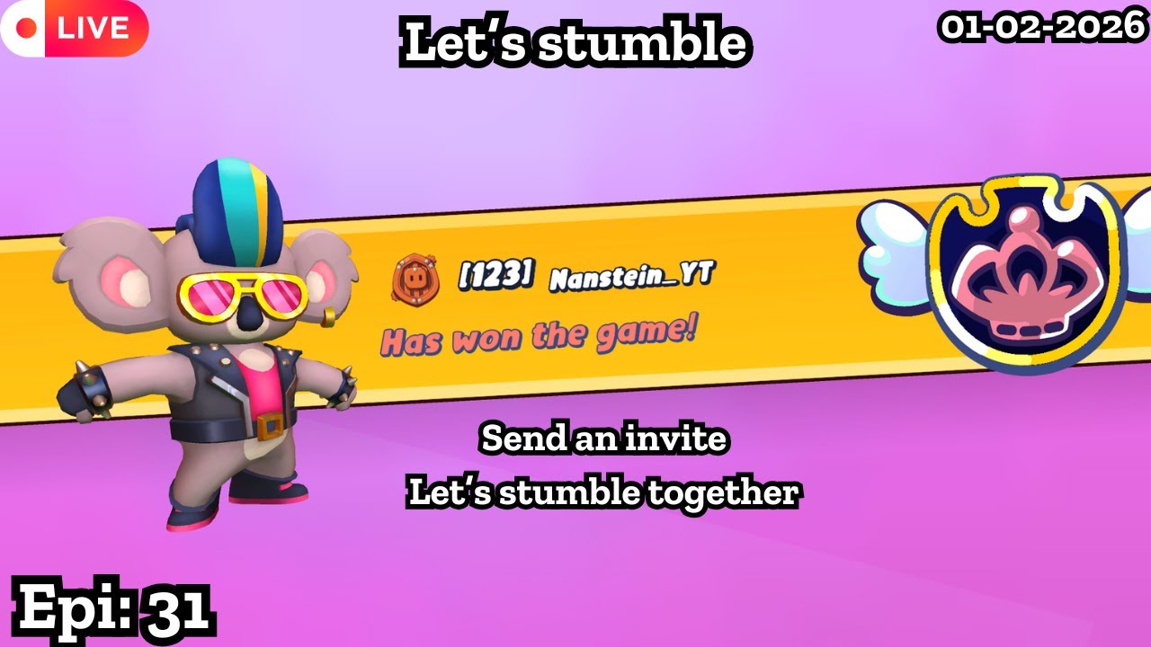 Episode 31 | Stumbling Into Chaos! | Stumble Guys | Nanstein | #stumbleguys