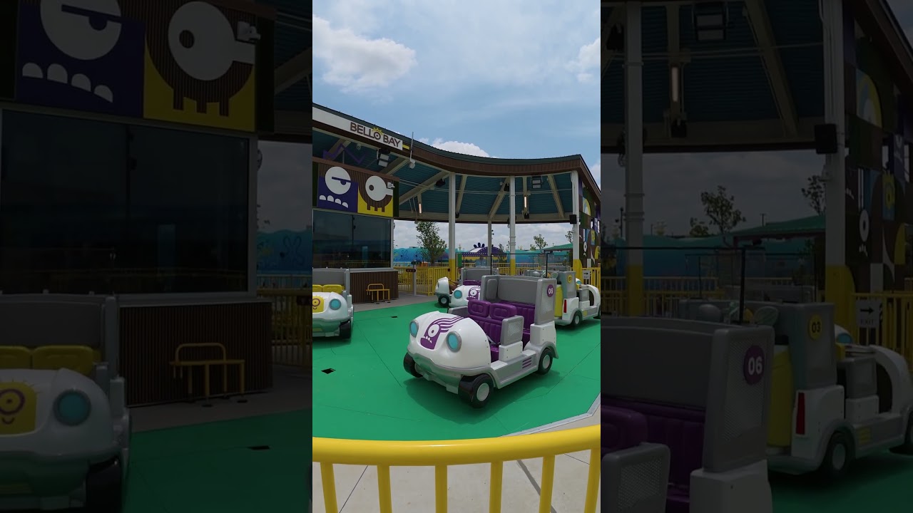 Minions Bello Bay Golf Cart Derby Ride | Universal Kids Resort