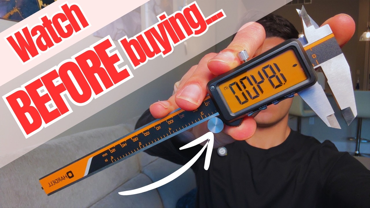 HARDELL Digital Caliper with Large Orange Screen = Workshop Upgrade You Didn’t Know You Needed 🔧
