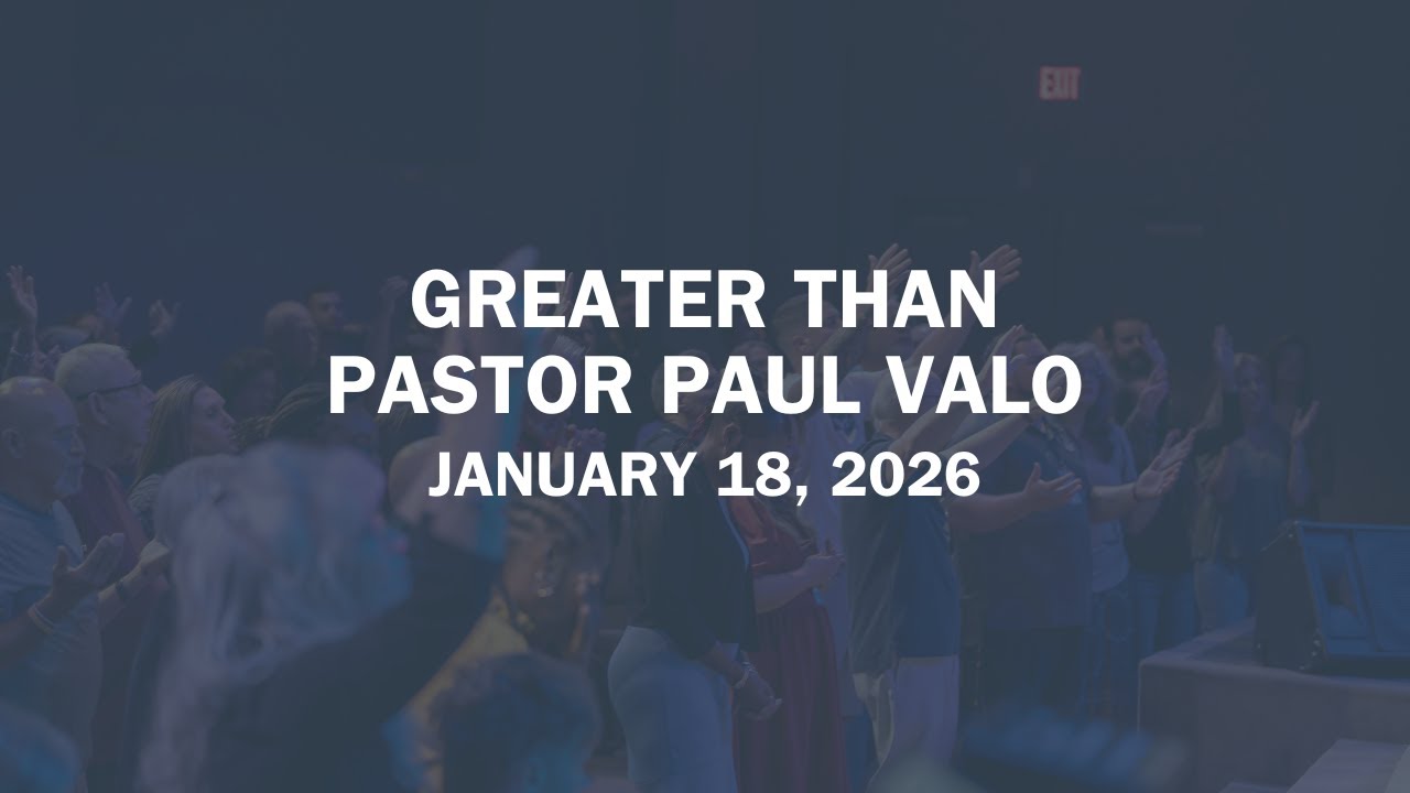 Christ Church of Orlando | Pastor Paul Valo | Greater Than | 11AM | 1.18.26