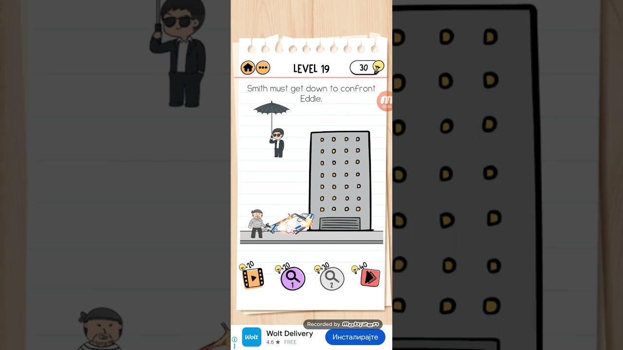 Brain Test 2 Level 19 Walkthrough Agent Smith  #braintest #games #gaming #braintestsolution