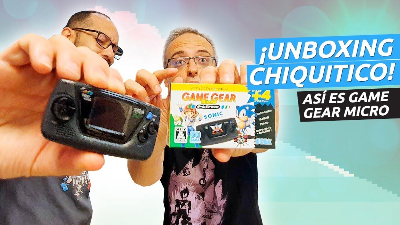 ¡Ya tenemos Game Gear Micro! Unboxing y comparativa 