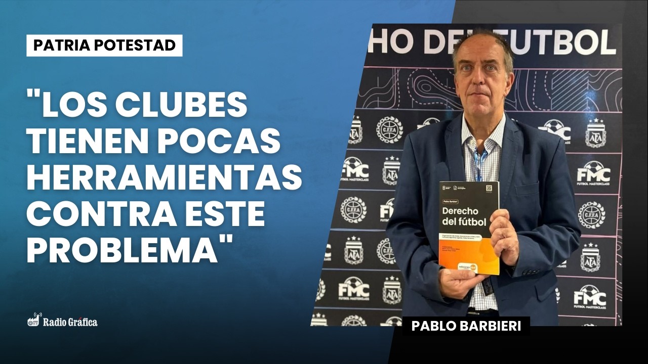 Patria Potestad: "Los clubes tienen pocas herramientas contra este problema"
