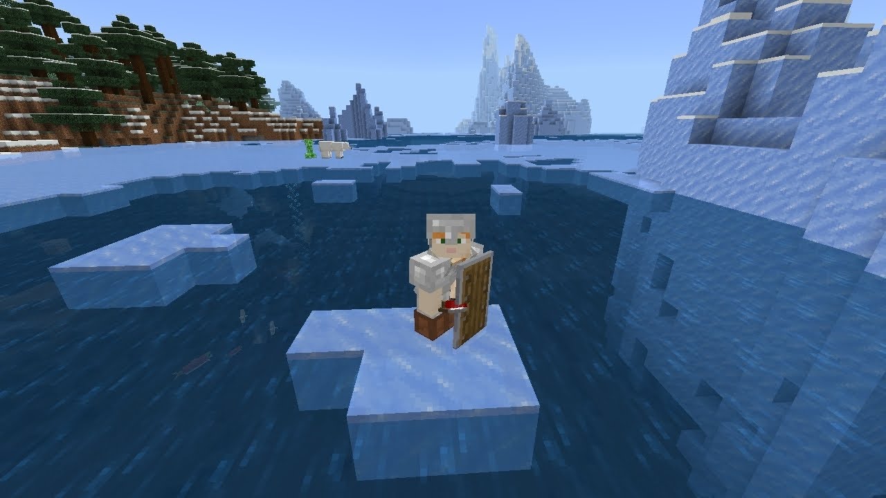 Minecraft Hardcore [Dia:28] Bambu, voltando para casa, sons de jogo são uma dor e usando a lança 
