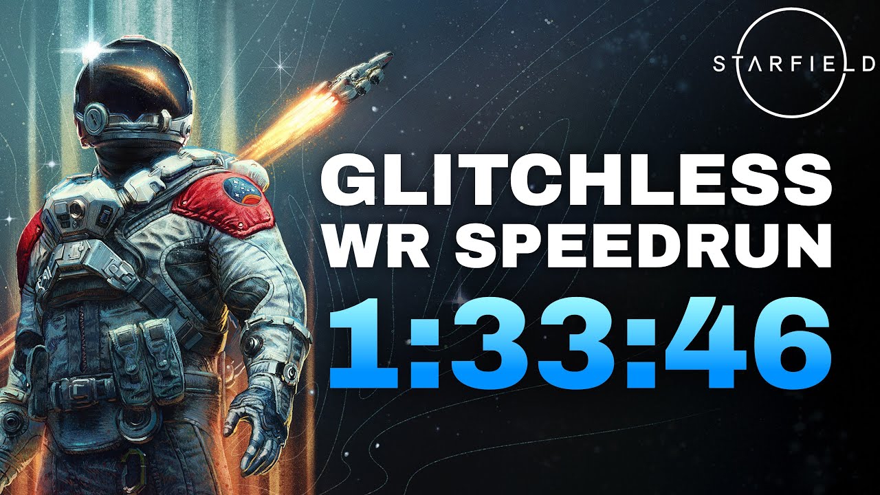 [WR] Starfield - New Game Glitchless Speedrun in 1:33:46 (1:31:23)