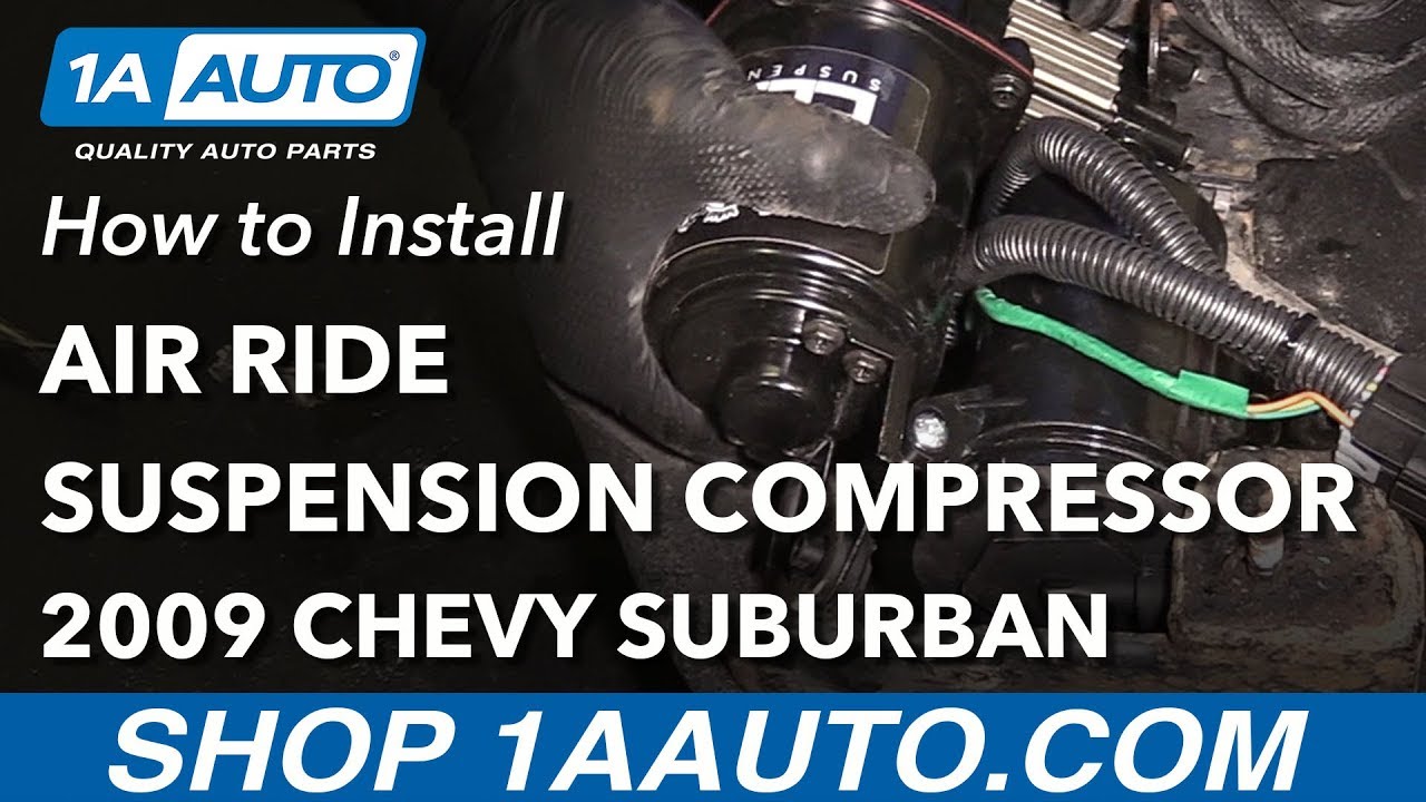 Как заменить компрессор пневмоподвески на Chevrolet Suburban 07-14