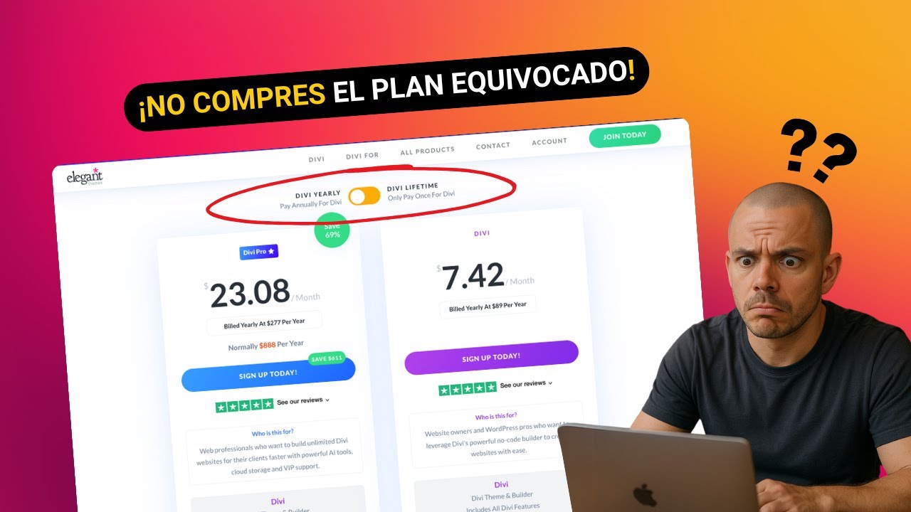 Licencia Divi WordPress ⭐️ ¿Cuál plan conviene? Precio, descuento y Lifetime explicado