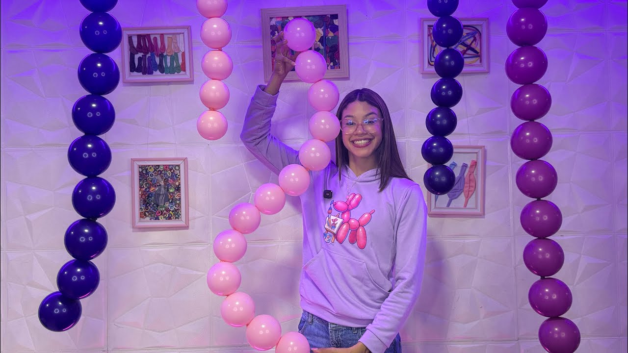 Cómo hacer colgantes con globos 