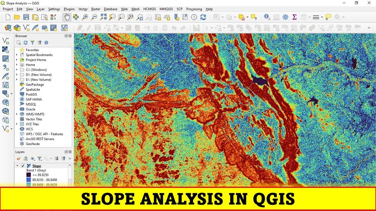 QGIS Tutorials 44: Slope Analysis in QGIS
