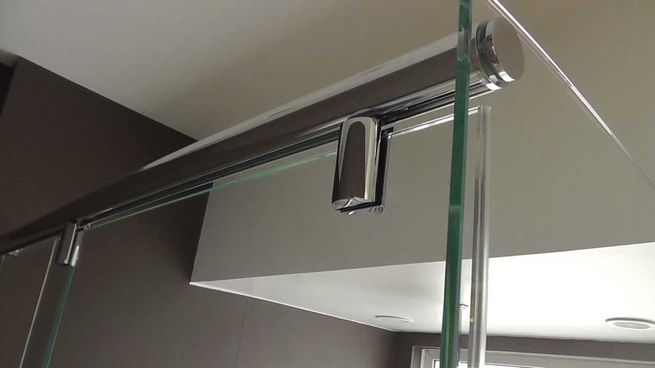 L-Shape hydroslide crl frameless shower door