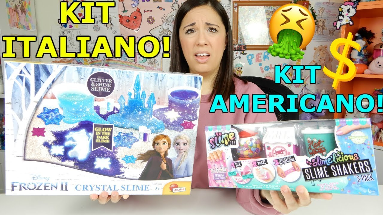 SLIME KIT COSTOSO AMERICANO contro SLIME KIT ITALIANO DA 8 EURO! QUAL E' MEGLIO