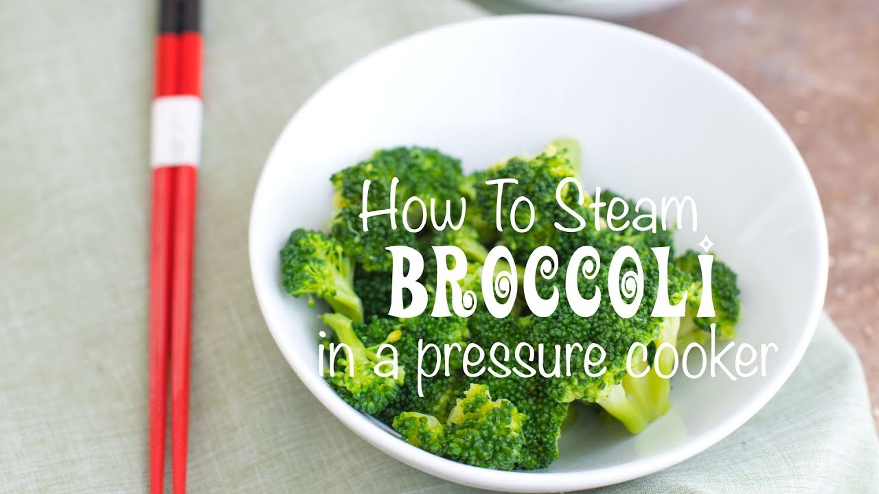 Pressure Cooker Steamed Broccoli