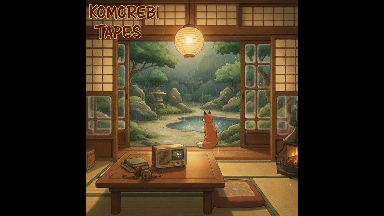 traditional japanese lofi [study / sleep / relax] | 1 Hour | rainy nights in a hidden shrine 🌸