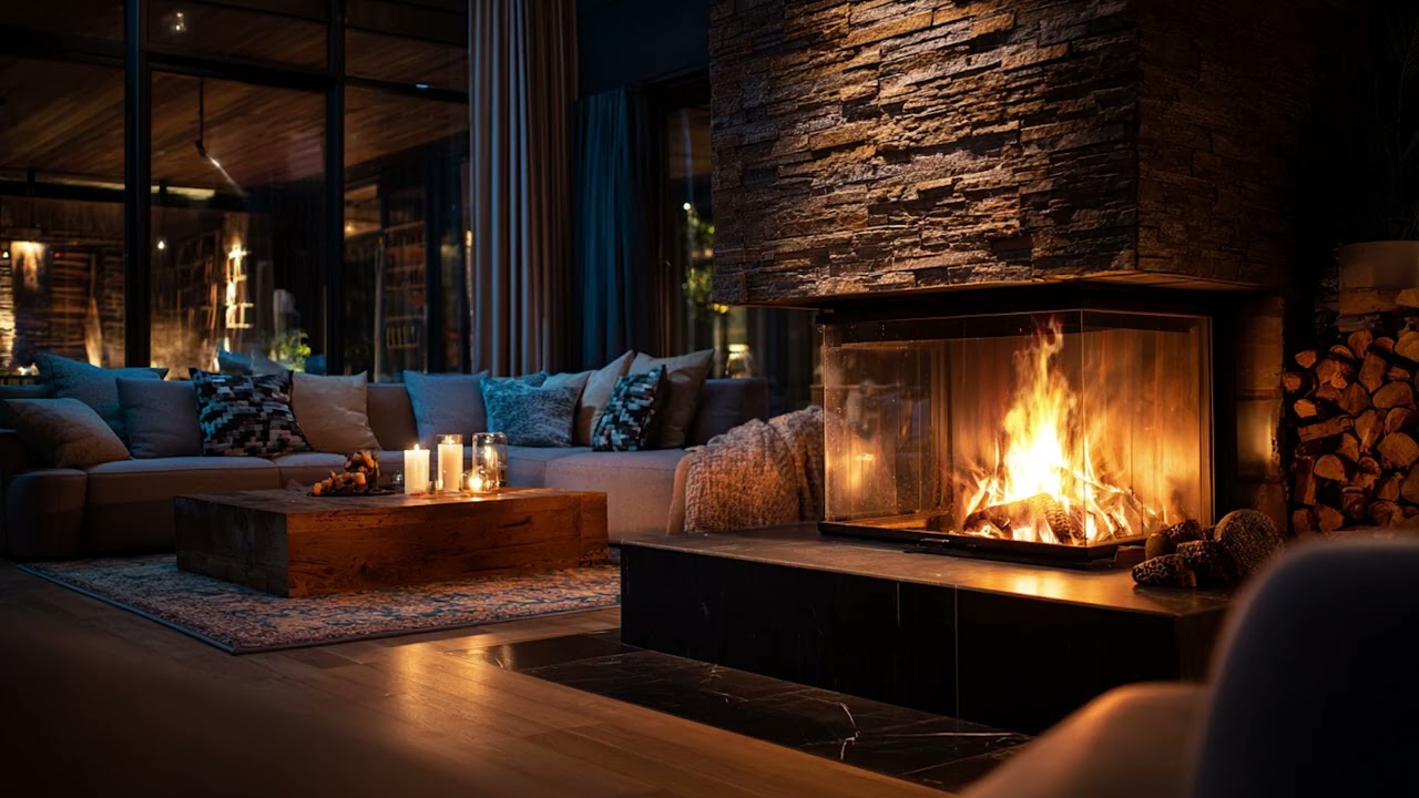 3 Hours Warm Fireplace Sounds 🔥 Sleep Instantly Tonight