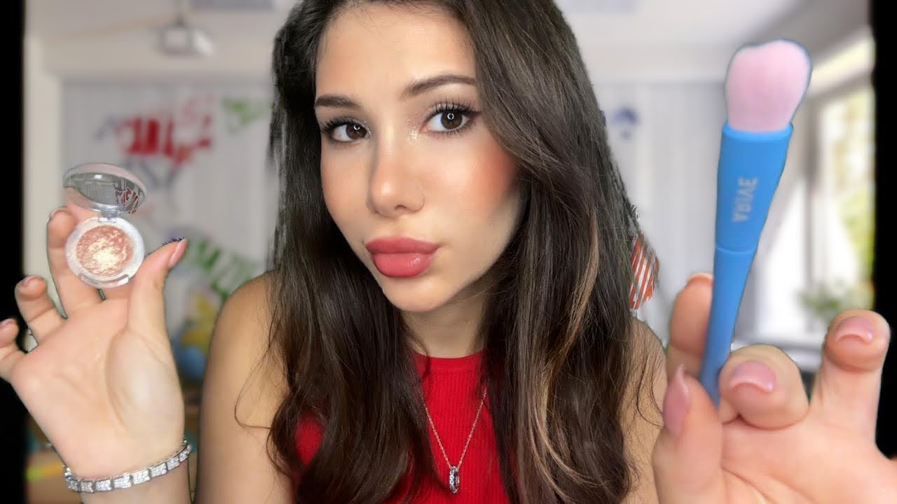 АСМР ЗВЕЗДА ШКОЛЫ НАКРАСИТ💄И ПОДНИМЕТ ТВОЮ САМООЦЕНКУ🫦(она комфортик)