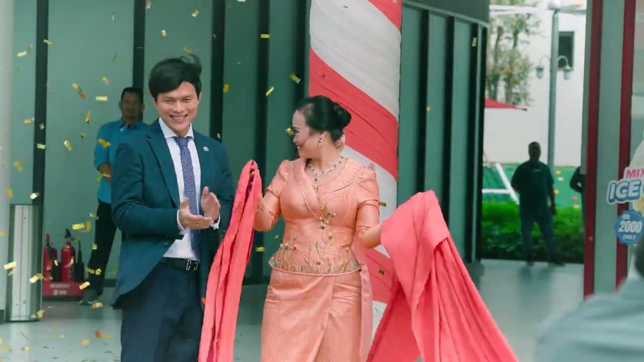 ពិធីសម្ពោធជាផ្លូវការផ្សារសហគមន៍ ខេ ម៉ល ព្រែកត្នោត ដែលជួយលើកកម្ពស់ការរស់នៅក្នុងតំបន់