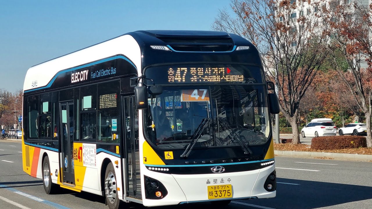 [광주] 송암47 시립제2요양병원~광주종합버스터미널 주행