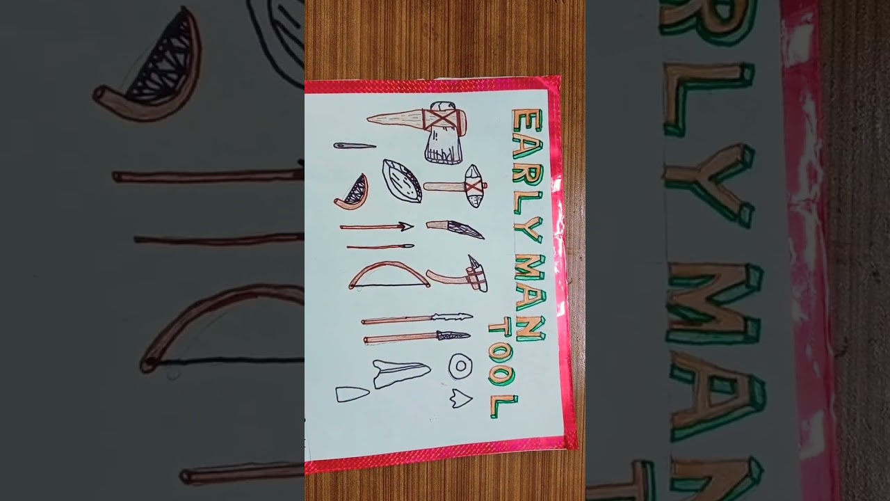 #History project/ class 6th/ early man tools / ancient tools