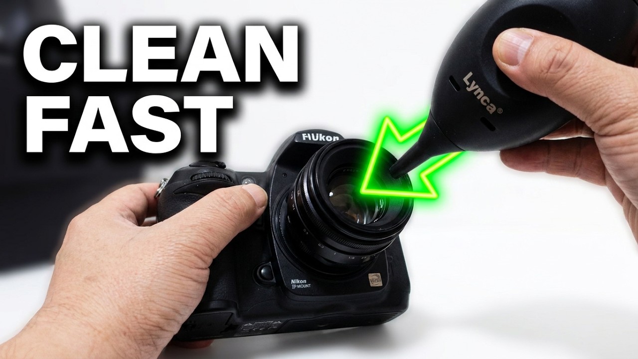 How I Use Lynca's Electronic Air Blower -- Simple Camera Cleaning Routine