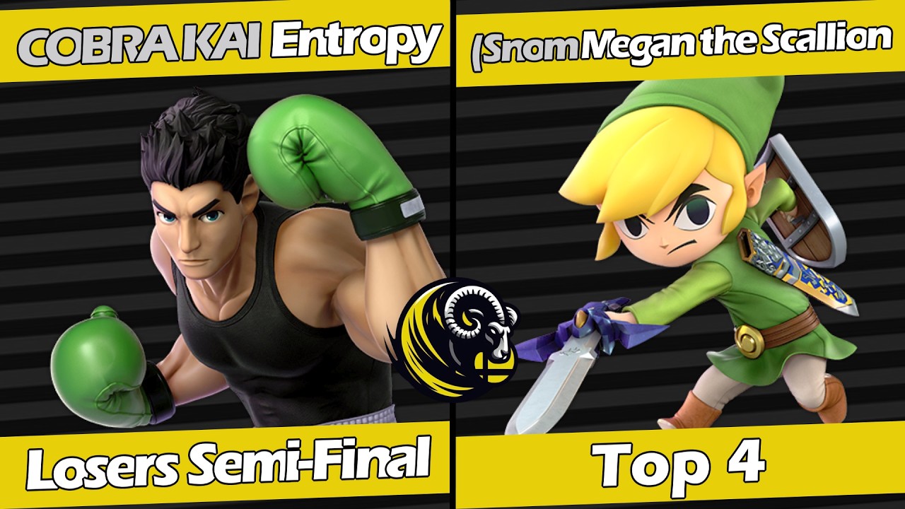 QuitYourFriendlies 68 Losers Semi-Final - Entropy (Little Mac) vs Megan the Scallion (Toon Link)