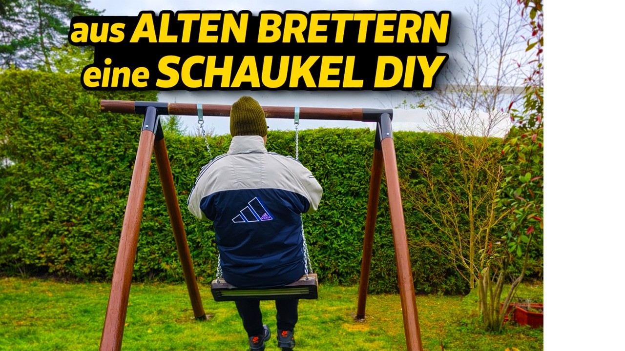 Vergessene Schaukel wird restauriert | Upcycling DIY POV