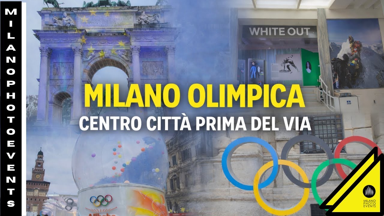 Milano olimpica - centro città prima del via