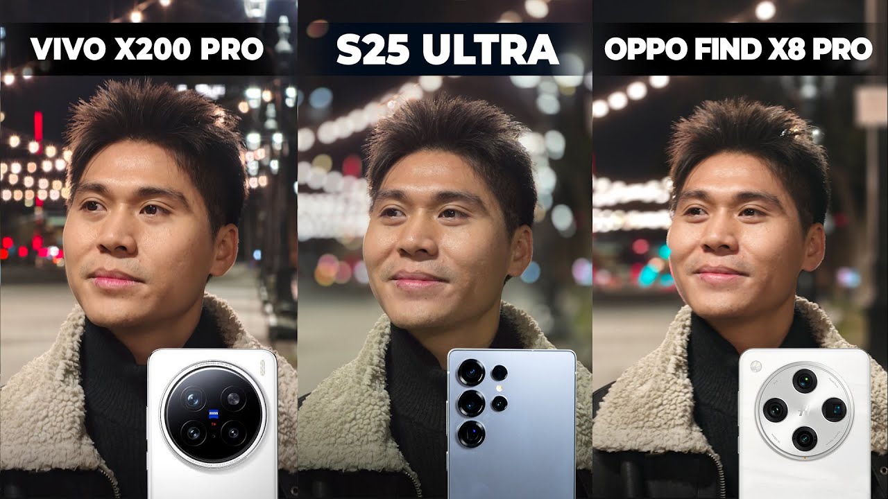 S25 Ultra vs. Find X8 Pro & vivo X200 Pro: Cuộc đua CAMERA ngày càng THÚ VỊ!
