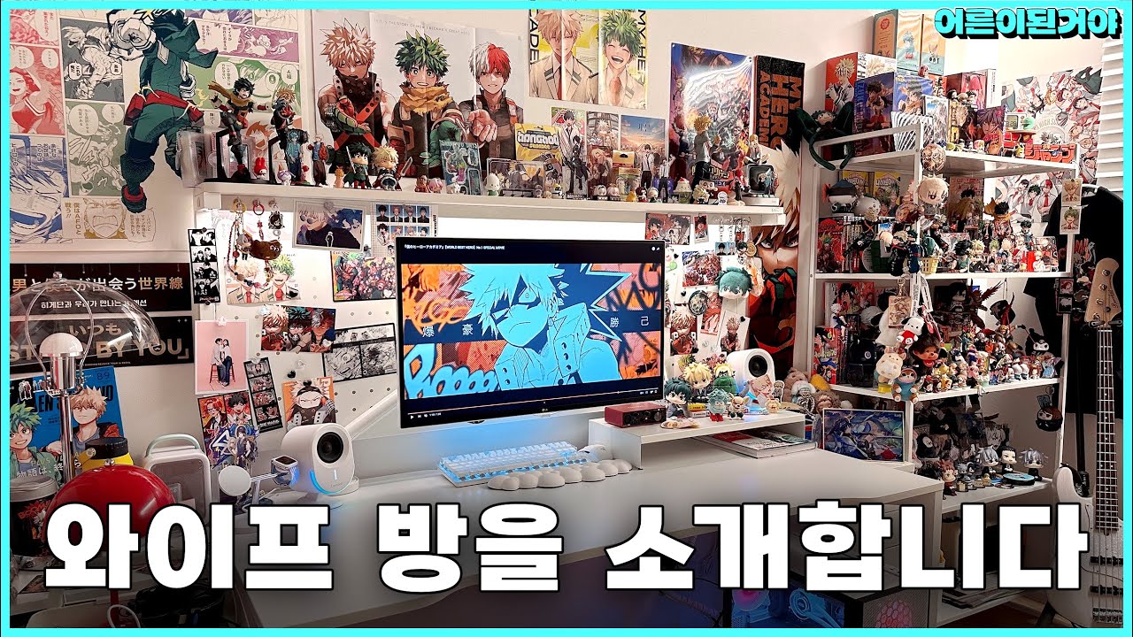 와이프의 ROOM TOUR ⎮ 굿즈 가득한 덕후의 룸 ⎮ 오타쿠 브이로그 ⎮ 애니 피규어 굿즈 소개
