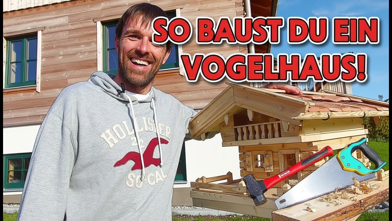 Vogelhaus selber bauen 🪚✨ &ndash; Schritt f&uuml;r Schritt Bauanleitung vom Schreiner (kein 08/15-Bausatz!)