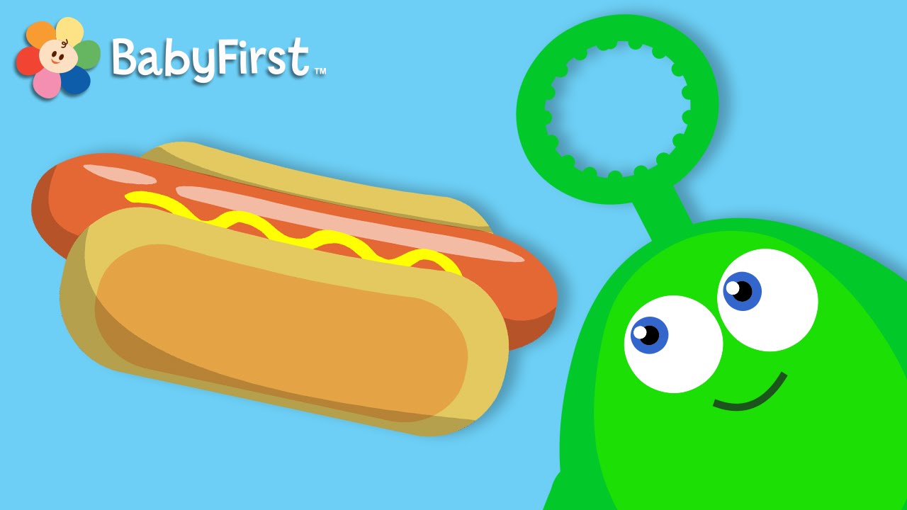 Hotdogs, Trains and Horses | Learning Cartoons for Babies | Bloop and Loop | BabyFirst TV