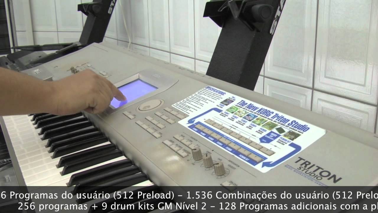 KORG TRITON STUDIO DEMO NA TECLACENTER