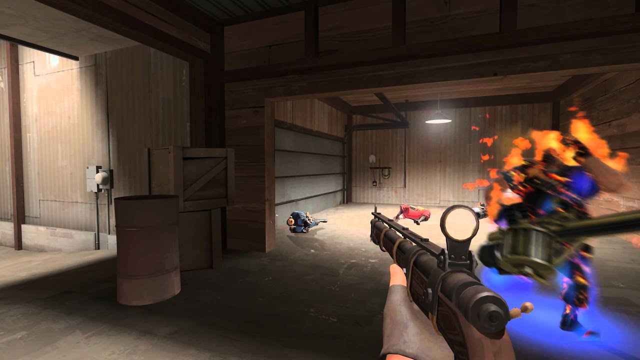 Team Fortress 2 - [HD] Crazy Close Combat Sniper - Rick James