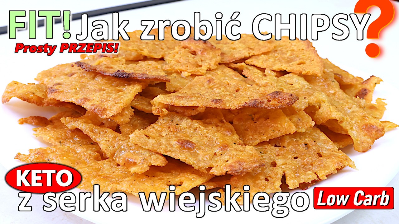 Chipsy z serka wiejskiego - Przepis na przekąskę FIT i KETO