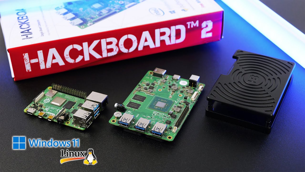HACKBOARD 2 First Look! An All New X86 SBC That Runs Windows Or Linux! Hands-On Test