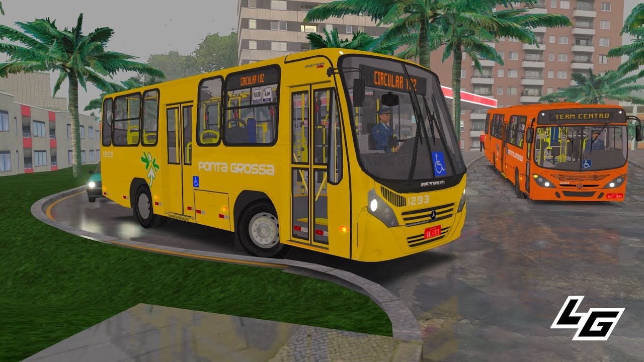 🔴[OMSI 2] TEMPORAL - Neobus Spectrum City OF-1519 BlueTec 5 | padrão Ponta Grossa - Mapa Litorânea