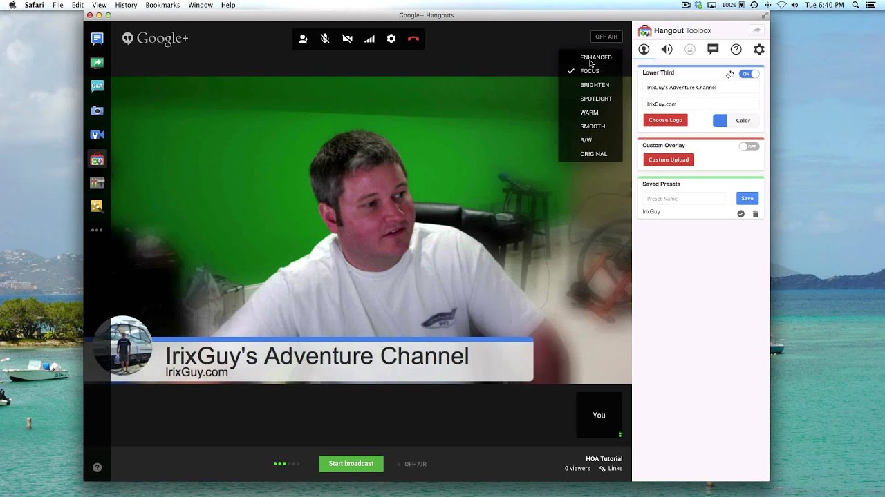 Google Hangouts On Air Tutorial