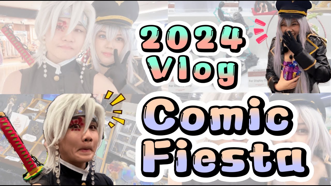 Comic Fiesta 2024 Vlog CF 漫展 Vlog The Biggest Anime ACG in Malaysia ACG Anime Cosplay Vlog 動漫節 2024