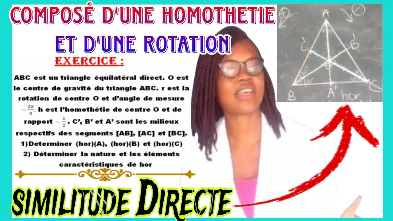 COMPOSÉE D'UNE HOMOTHÉTIE ET D'UNE ISOMÉTRIE 💥