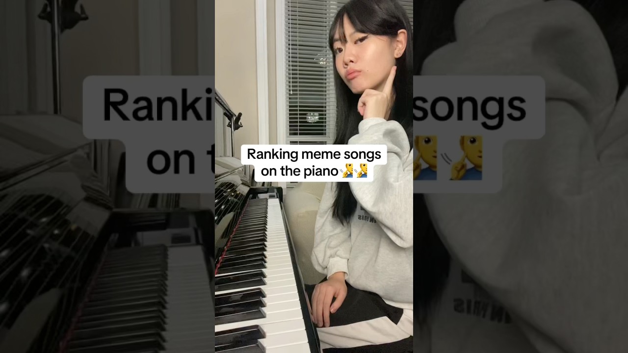 Ranking MEME songs on the piano 🧏&zwj;♂️ #piano #memes #sigma #gigachad #fyp #shorts #funny