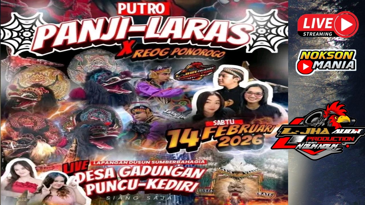 Live Jaranan PUTRO PANJI LARAS Live SumberBahagia Gadungan Puncu Kediri L-JHA AUDIO