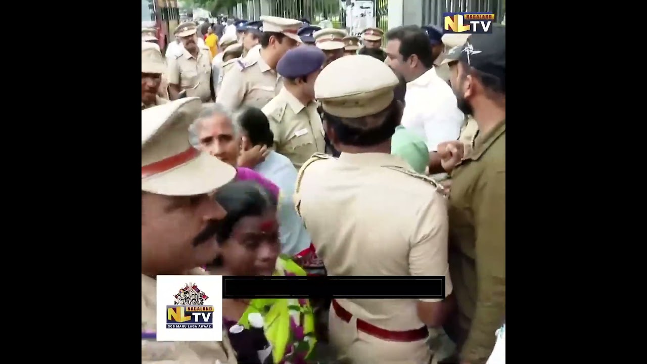 AIADMK PROTEST IN CHENNAI OVER SEXUAL ASSAULT INCIDENT INVOLVING ANNA UNIVERSITY STUDENT