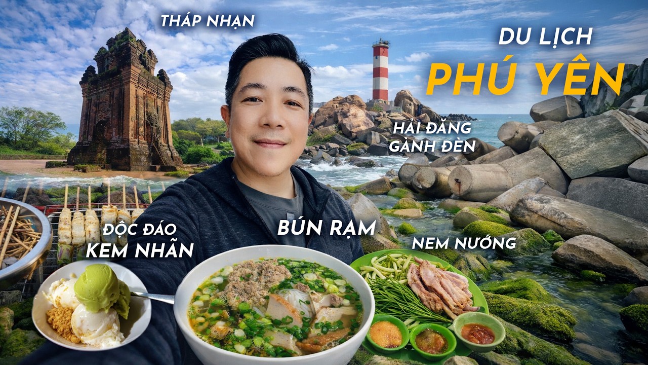 YDL #311: Du lịch Ph&uacute; Y&ecirc;n: ăn b&uacute;n rạm, kem nh&atilde;n, gh&eacute; G&agrave;nh Đ&egrave;n, G&agrave;nh Đ&aacute; Đĩa  | Y&ecirc;u M&aacute;y Bay