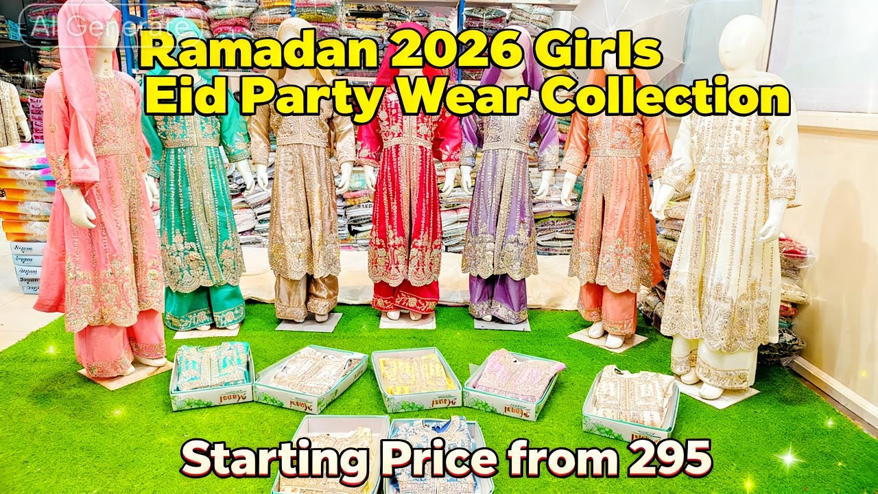 ​Ramadan 2026 Special: Kids Girls Eid Party Wear Collection | Starting ₹295 | Manal Ethnic Wear