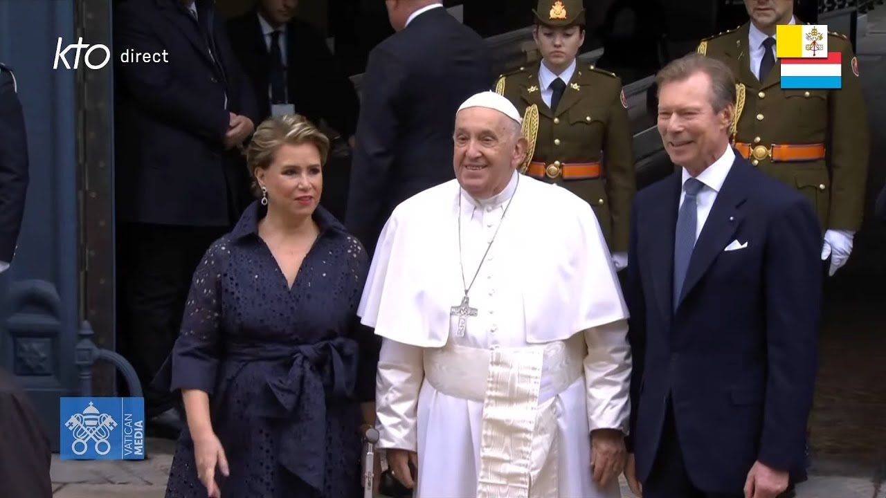 Visite du pape François au Grand-Duc de Luxembourg