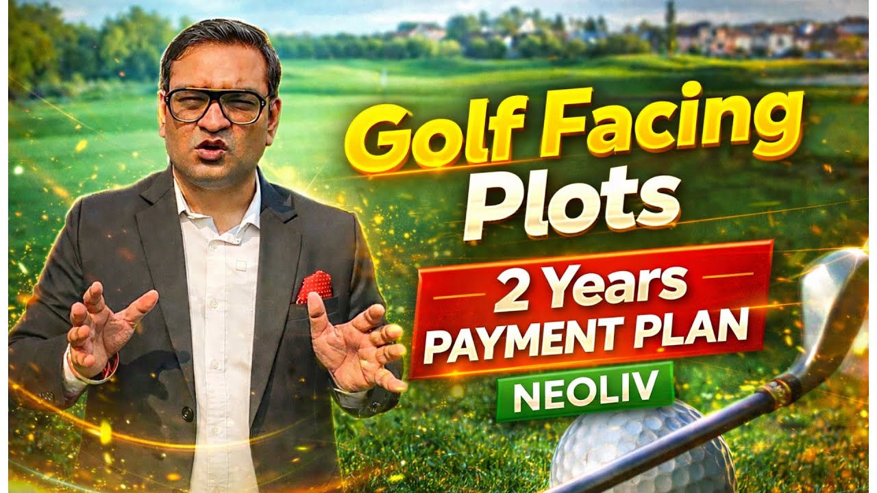 New Launch Golf facing Plots