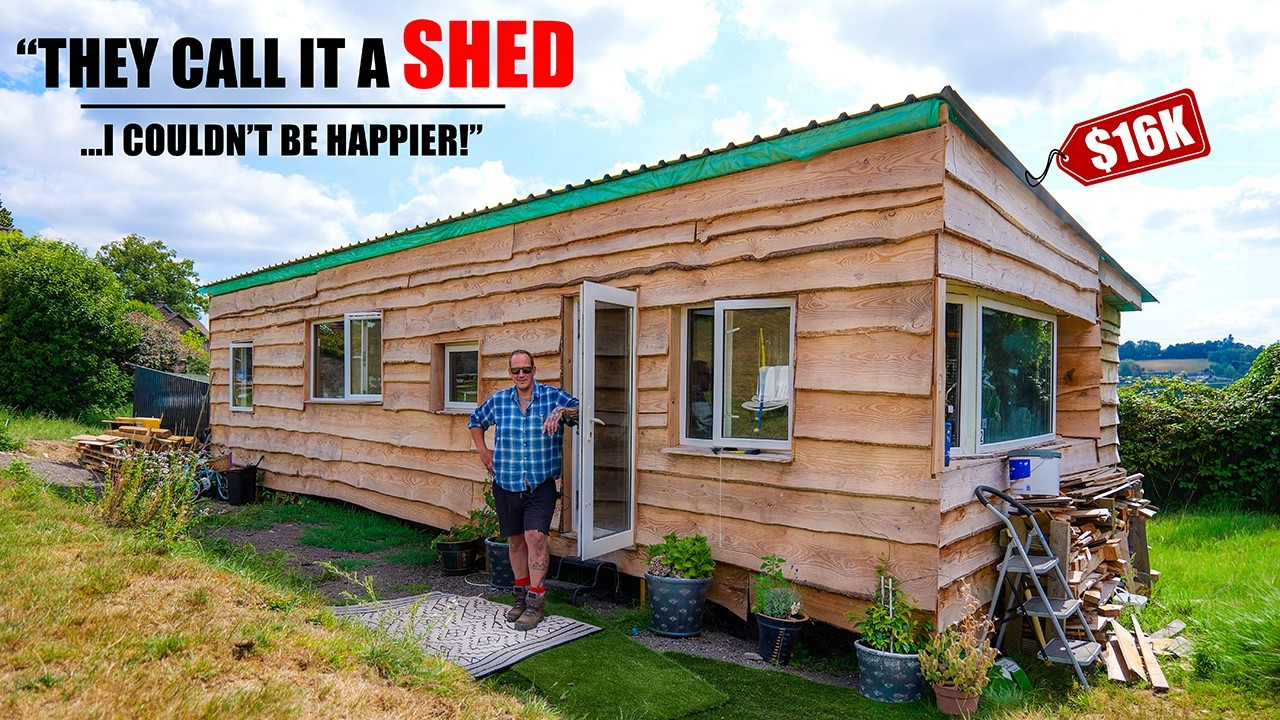 He Built a 3-Bed House for £16K Using Reclaimed Materials (& TEMU)