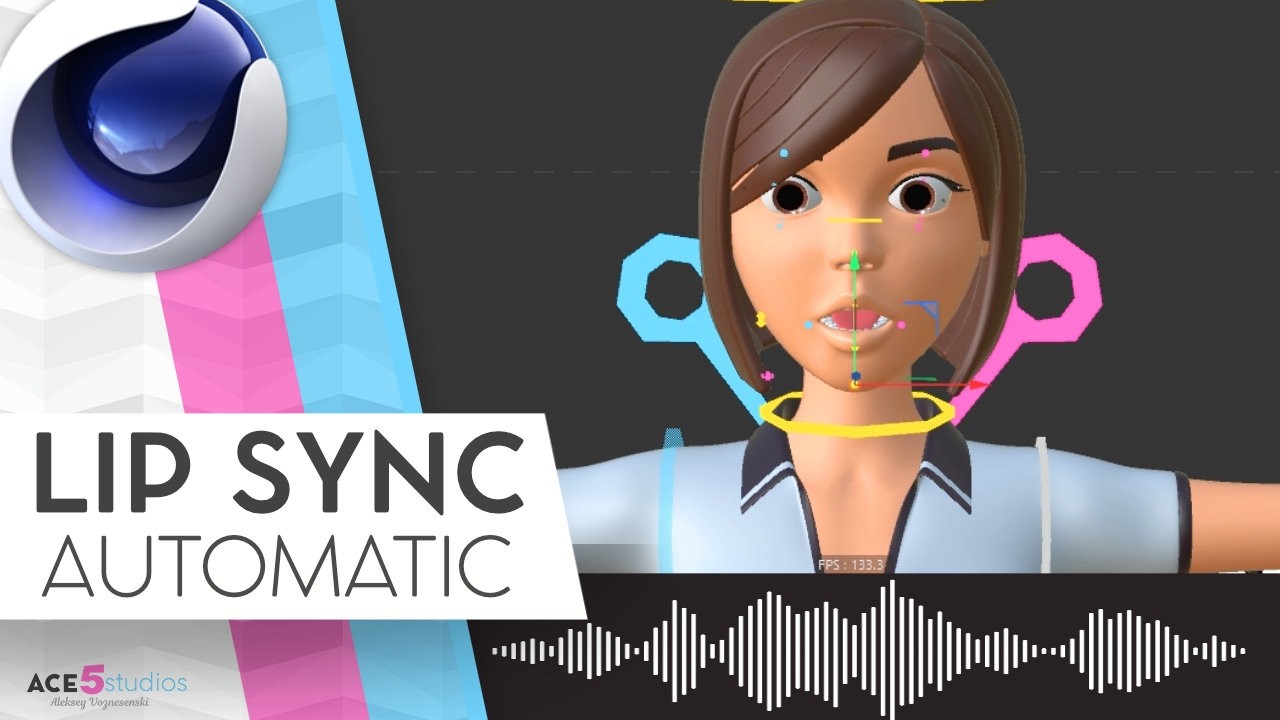 [C4D] Auto Lip Sync with field driver tag | Cinema 4D