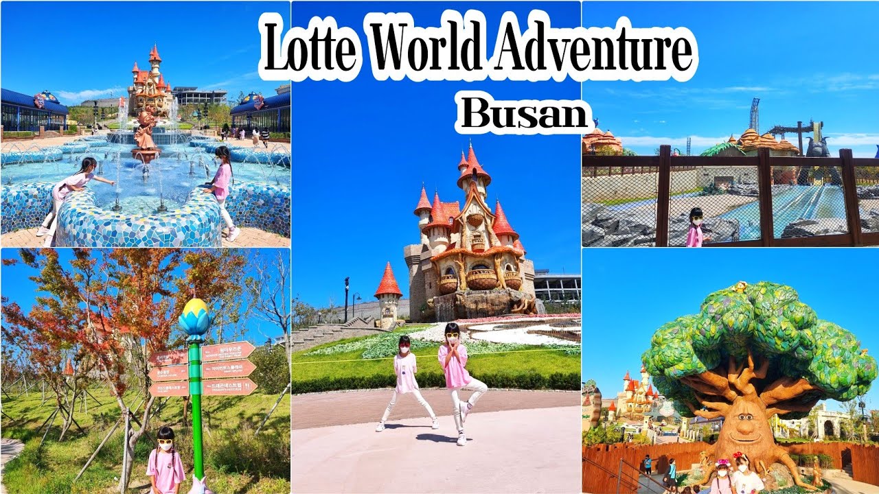 Lotte World Adventure Busan // Busan tour #busantour #themepark #korea #happykids happykids
