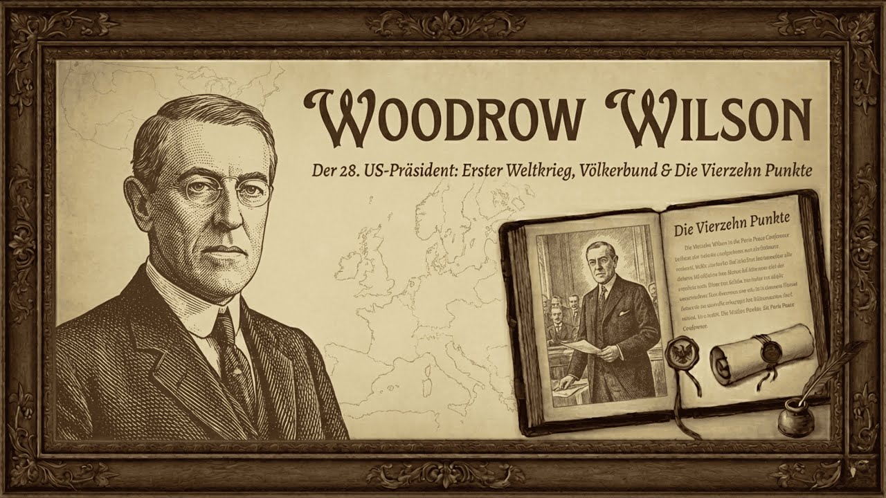 Woodrow Wilson Biografie: Der Vater des Völkerbundes