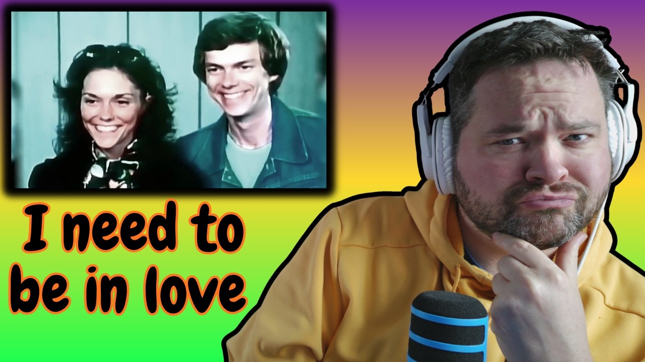 Carpenters - I need to be in love ( original clip 1976) REACTION